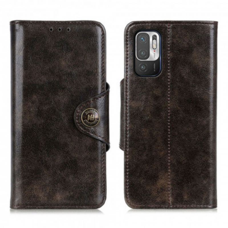 Capa Folio Para Xiaomi Redmi Note 10 5G Khazneh