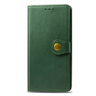 Capa Folio Para Xiaomi Redmi Note 10 5G /poco M3 Pro 5g Fecho De Rebite E Cordão