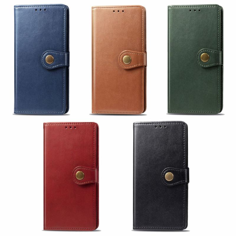 Capa Folio Para Xiaomi Redmi Note 10 5G /poco M3 Pro 5g Fecho De Rebite E Cordão