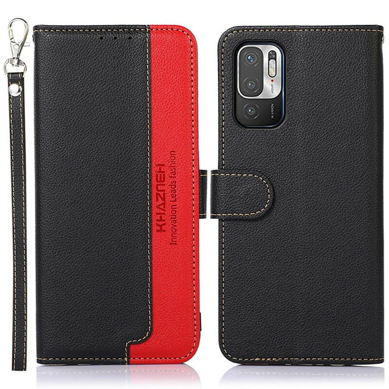 Capa Folio Para Xiaomi Redmi Note 10 5G Rfid Estilo Lichia