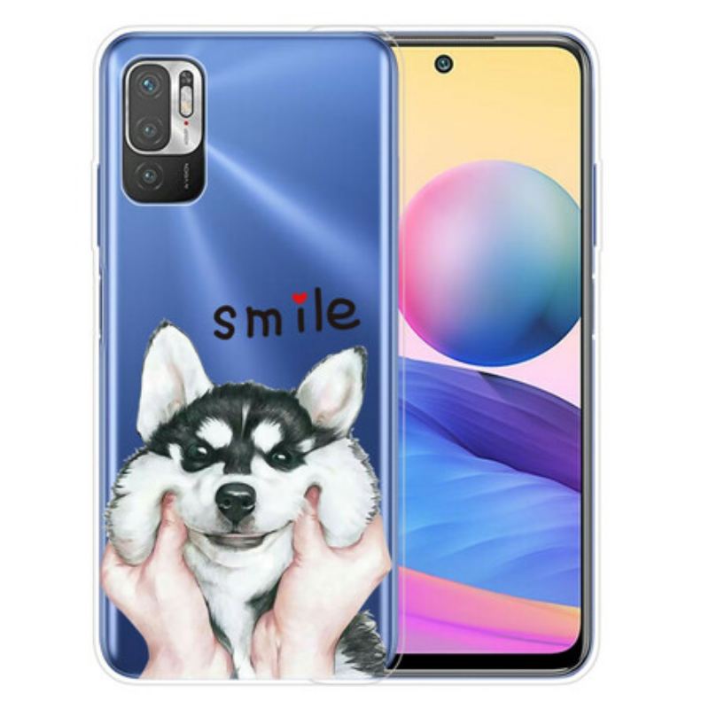 Capa Para Xiaomi Redmi Note 10 5G Cachorro Sorridente