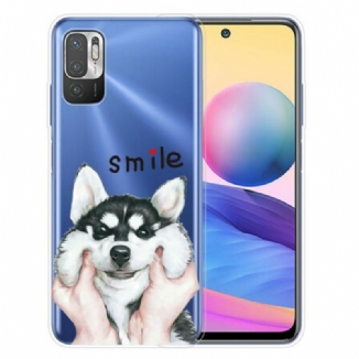 Capa Para Xiaomi Redmi Note 10 5G Cachorro Sorridente