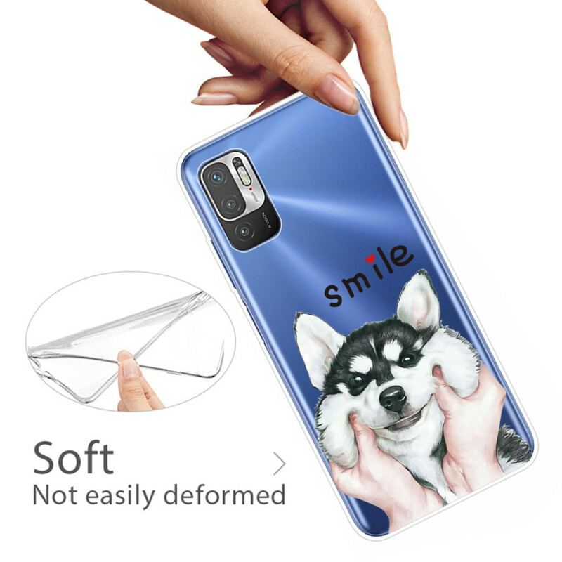 Capa Para Xiaomi Redmi Note 10 5G Cachorro Sorridente