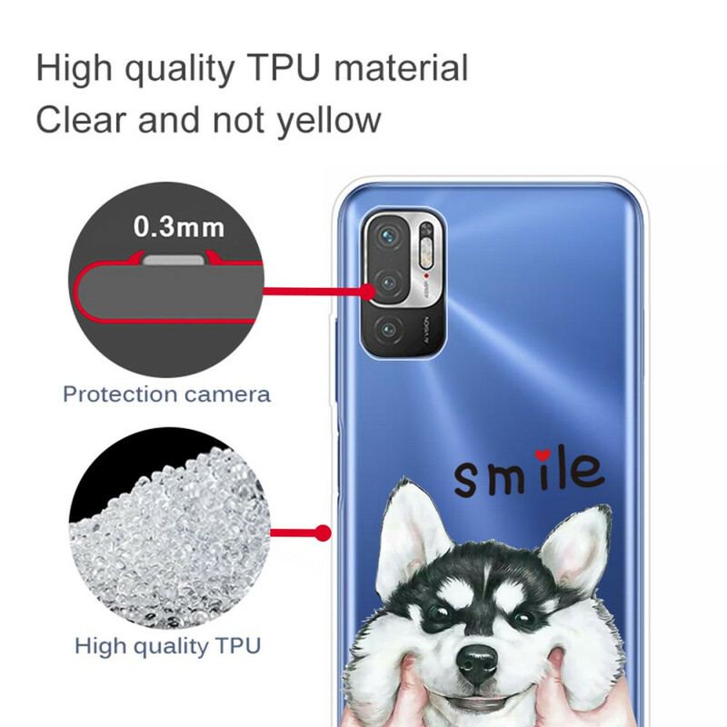 Capa Para Xiaomi Redmi Note 10 5G Cachorro Sorridente