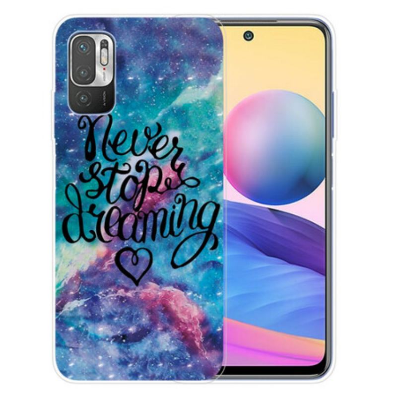 Capa Para Xiaomi Redmi Note 10 5G Nunca Pare De Sonhar