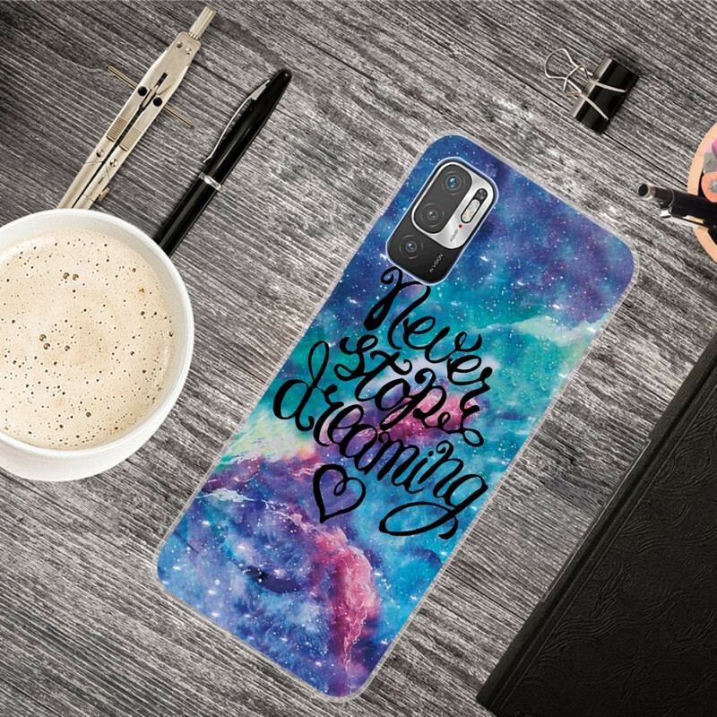 Capa Para Xiaomi Redmi Note 10 5G Nunca Pare De Sonhar