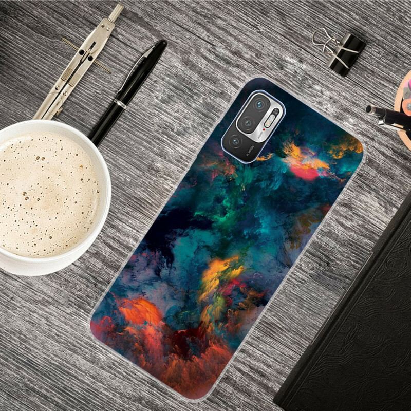 Capa Para Xiaomi Redmi Note 10 5G Nuvens Coloridas