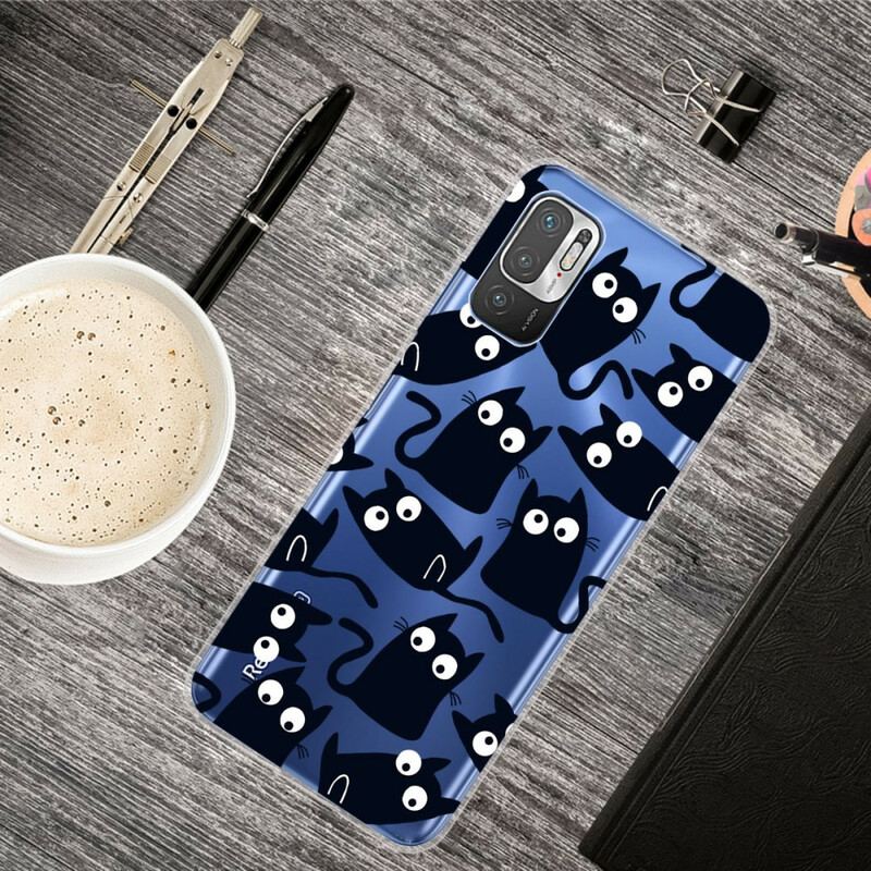 Capa Para Xiaomi Redmi Note 10 5G Ratos Pretos