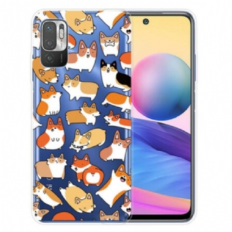 Capa Para Xiaomi Redmi Note 10 5G Vários Cães