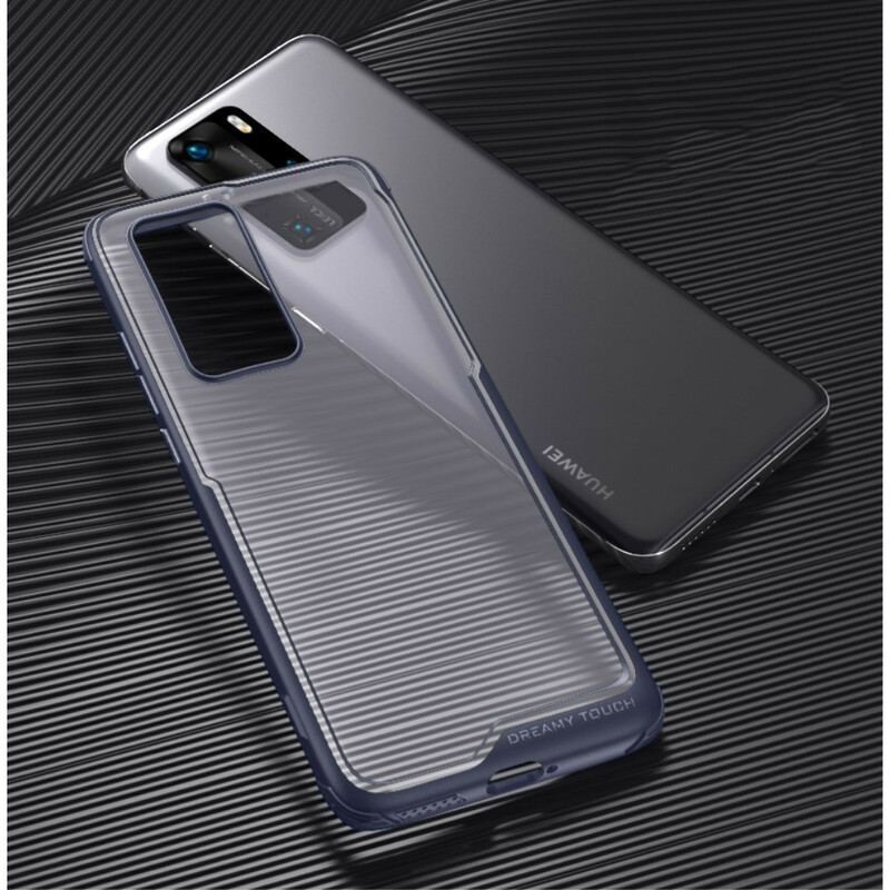 Capa De Celular Para Huawei P40 Pro Bordas Chanfradas Híbridas Leeu