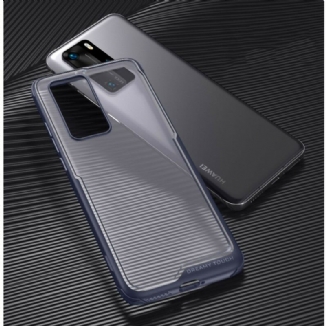 Capa De Celular Para Huawei P40 Pro Bordas Chanfradas Híbridas Leeu