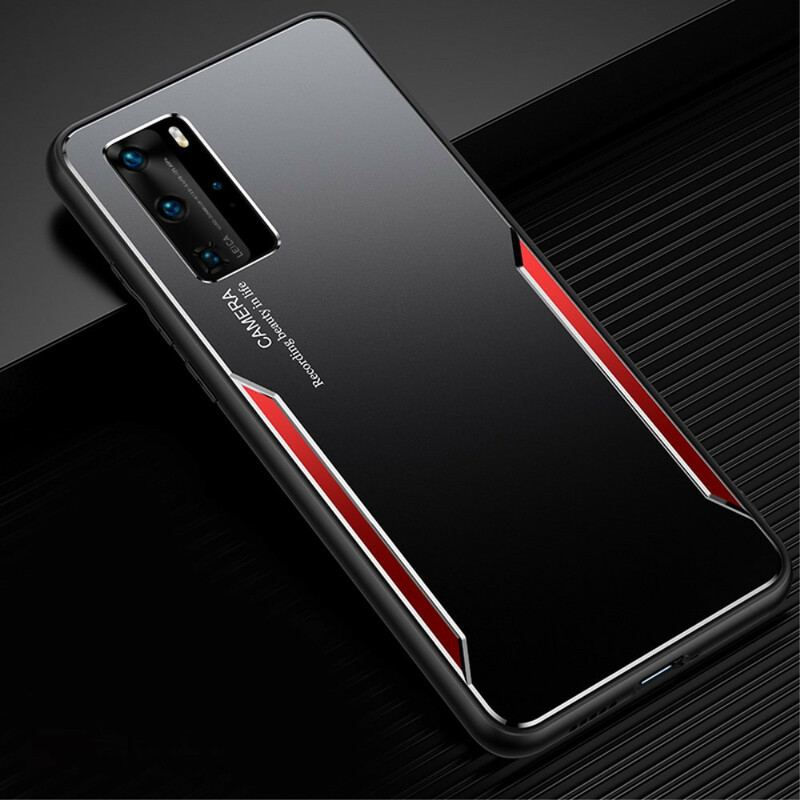 Capa De Celular Para Huawei P40 Pro Design Híbrido De Alumínio