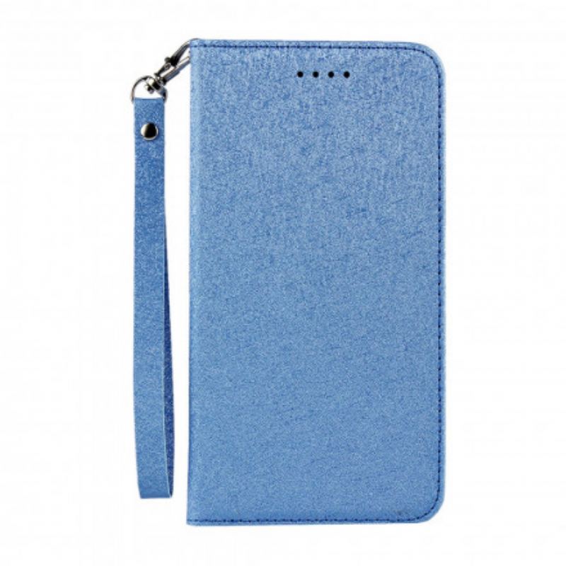 Capa De Celular Para Huawei P40 Pro Flip Estilo De Couro Macio Com Alça