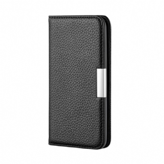 Capa De Celular Para Huawei P40 Pro Flip Lichia Ultra Chic Faux Couro