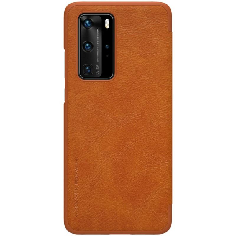 Capa De Celular Para Huawei P40 Pro Flip Série Qin Nillkin