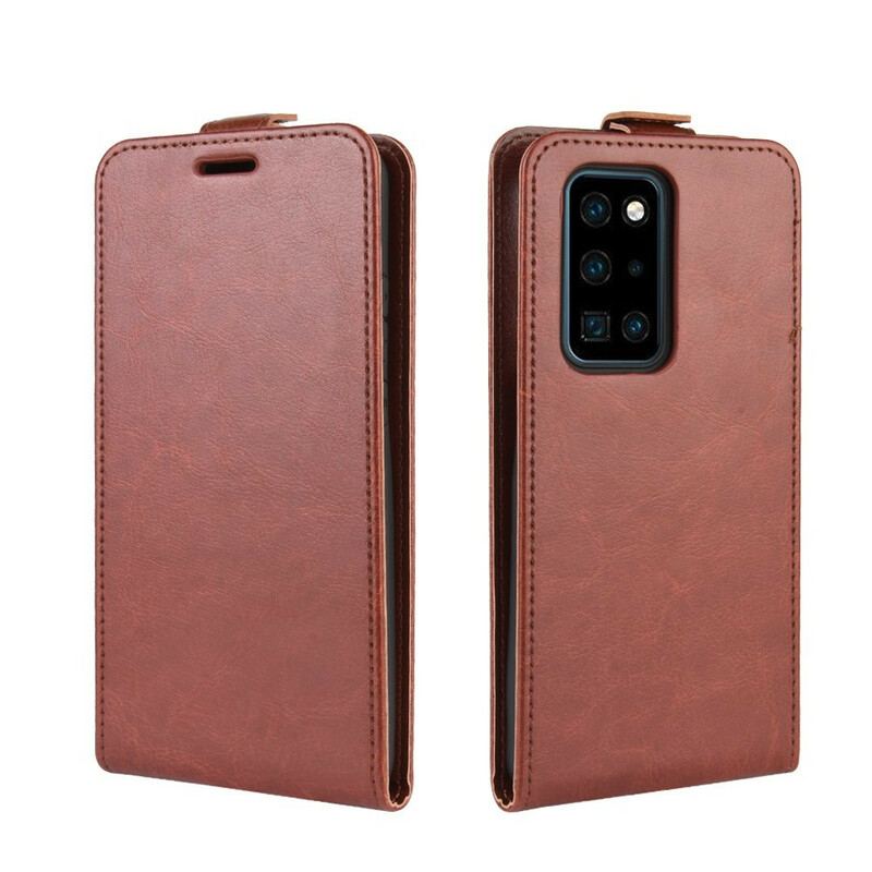 Capa Flip Para Huawei P40 Pro De Couro Dobrável