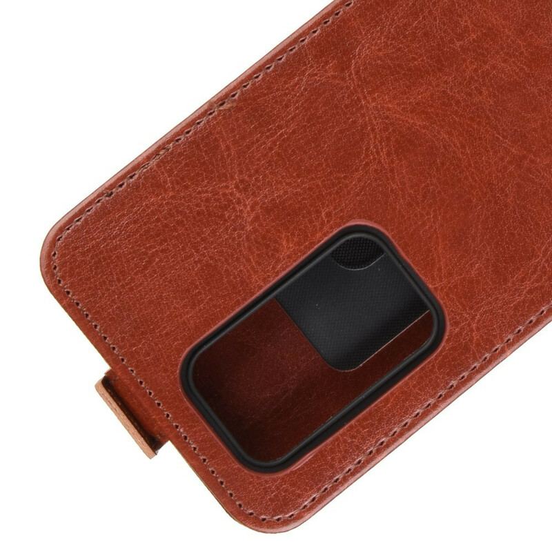 Capa Flip Para Huawei P40 Pro De Couro Dobrável