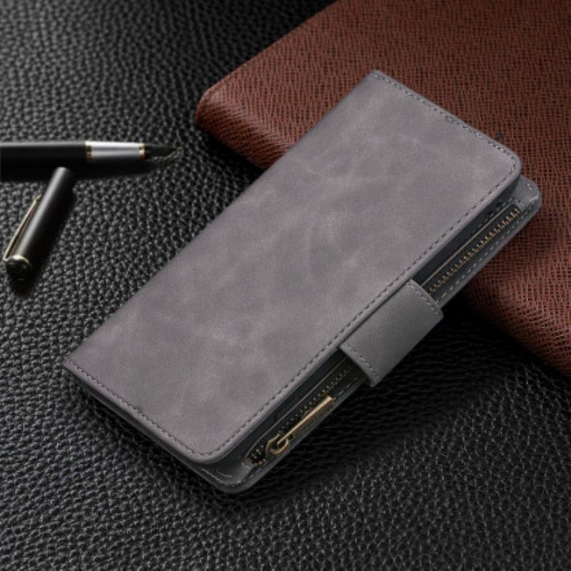 Capa Capa Flip Para Huawei P40 Pro Destacável Com Zíper