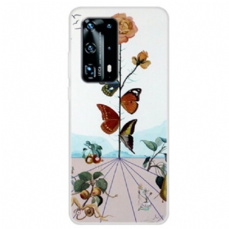 Capa Para Huawei P40 Pro Borboletas Da Natureza