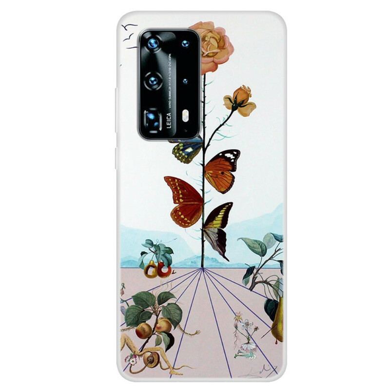 Capa Para Huawei P40 Pro Borboletas Da Natureza