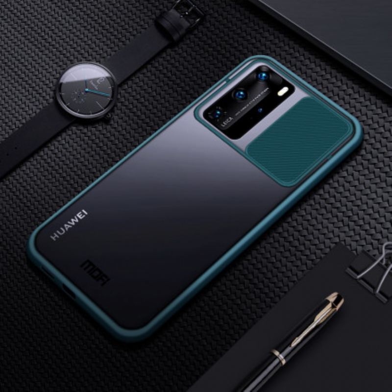 Capa Para Huawei P40 Pro Bordas Coloridas Camshield Mofi