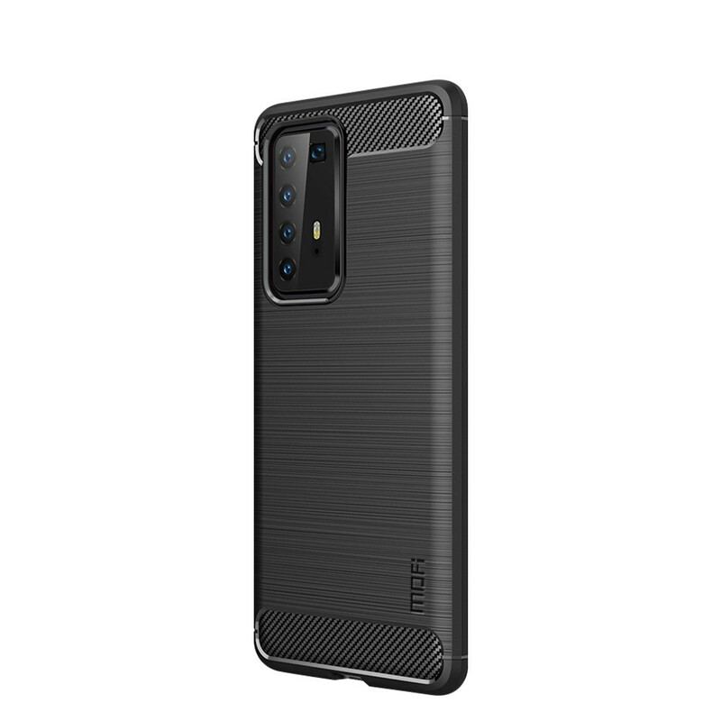 Capa Para Huawei P40 Pro Fibra De Carbono Escovada Mofi