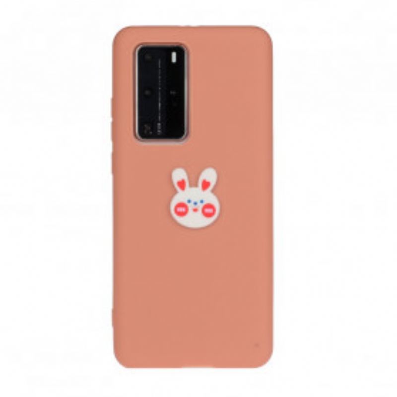 Capa Para Huawei P40 Pro Te Amo Meu Coelho