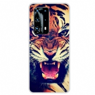 Capa Para Huawei P40 Pro Tigre Frontal