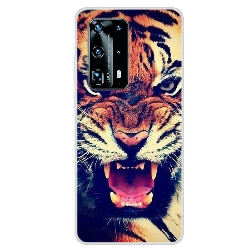 Capa Para Huawei P40 Pro Tigre Frontal