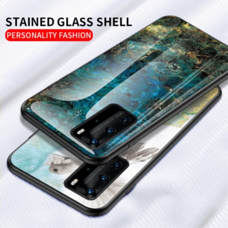 Capa Para Huawei P40 Pro Vidro Temperado De Cores Premium