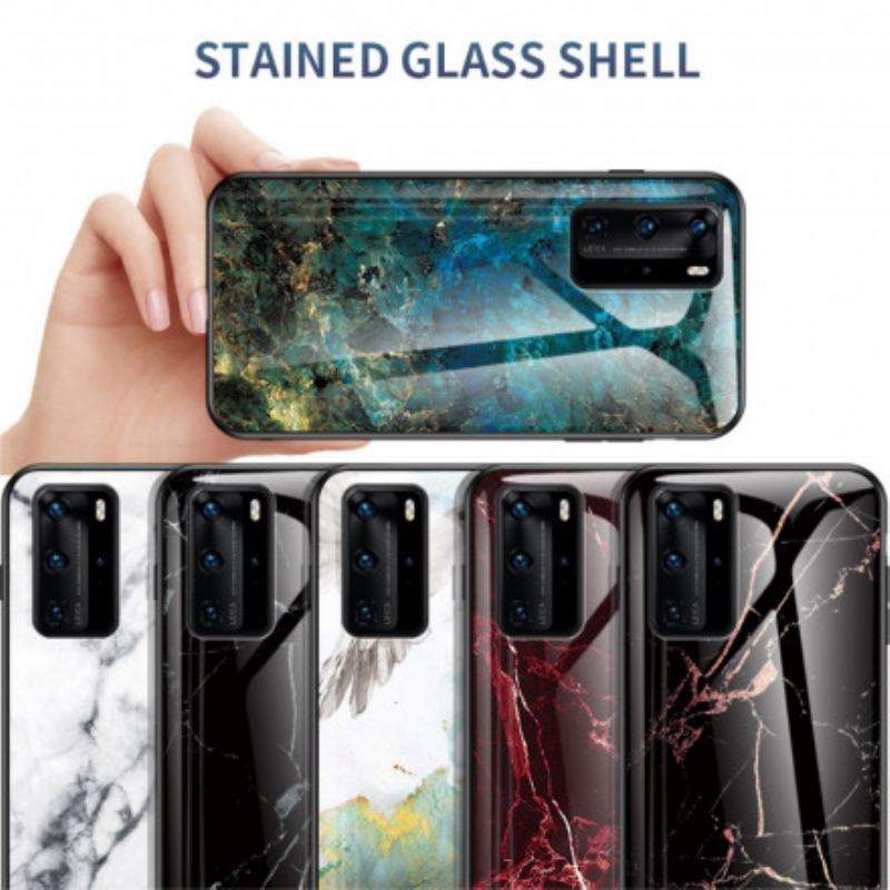 Capa Para Huawei P40 Pro Vidro Temperado De Cores Premium