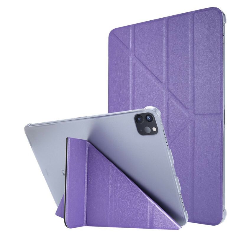 Capa De Celular Para iPad Pro 12.9" (2021) Couro Sintético Origami