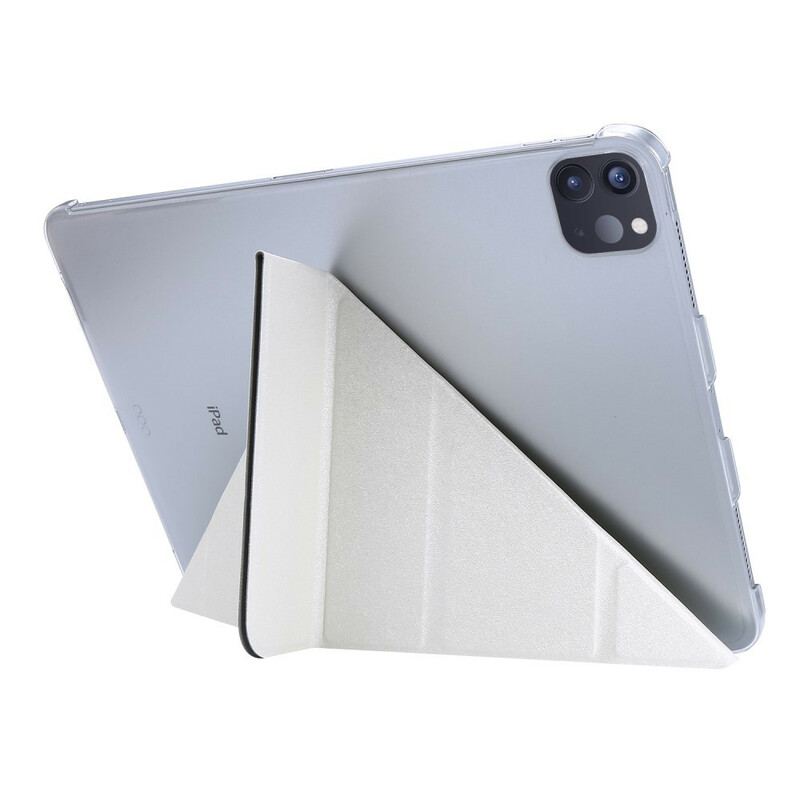 Capa De Celular Para iPad Pro 12.9" (2021) Couro Sintético Origami