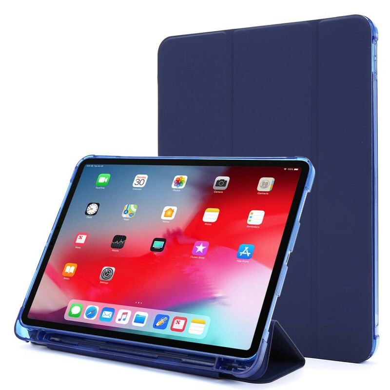 Capa De Celular Para iPad Pro 12.9" (2021) Estojo De Lápis De Couro Falso