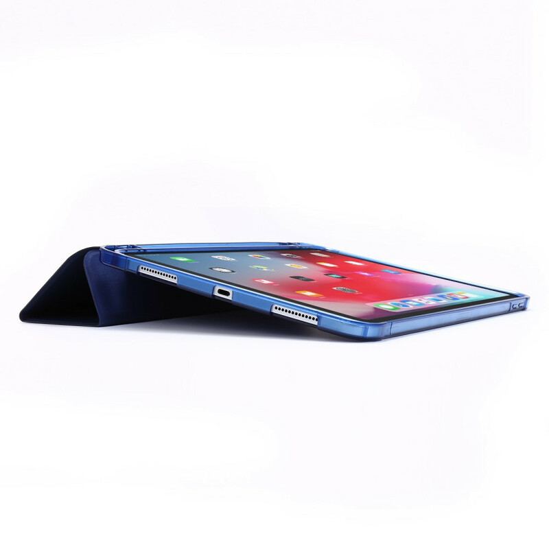 Capa De Celular Para iPad Pro 12.9" (2021) Estojo De Lápis De Couro Falso