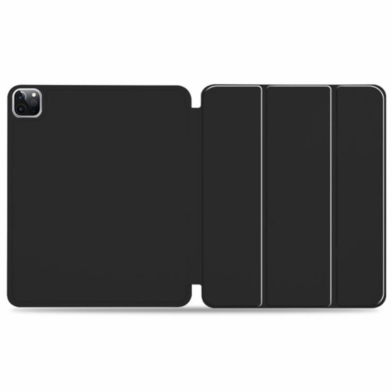 Capa De Celular Para iPad Pro 12.9" (2021) Suporte Para Caneta Com Três Dobras