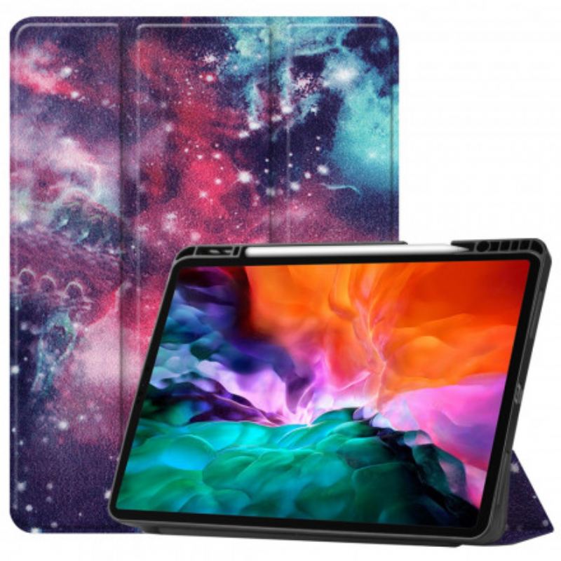 Capa De Celular Para iPad Pro 12.9" (2021) Suporte Para Caneta Espacial