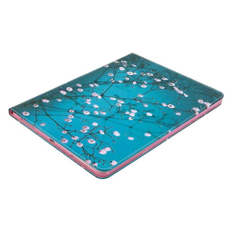 Capa De Couro Para iPad Pro 12.9" (2021) Padrão De Impressão De Árvore De Sakura