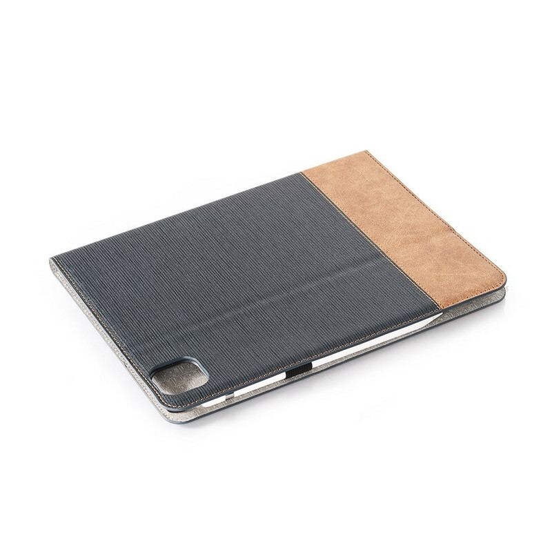 Capa Flip Para iPad Pro 12.9" (2021) Emenda De Couro