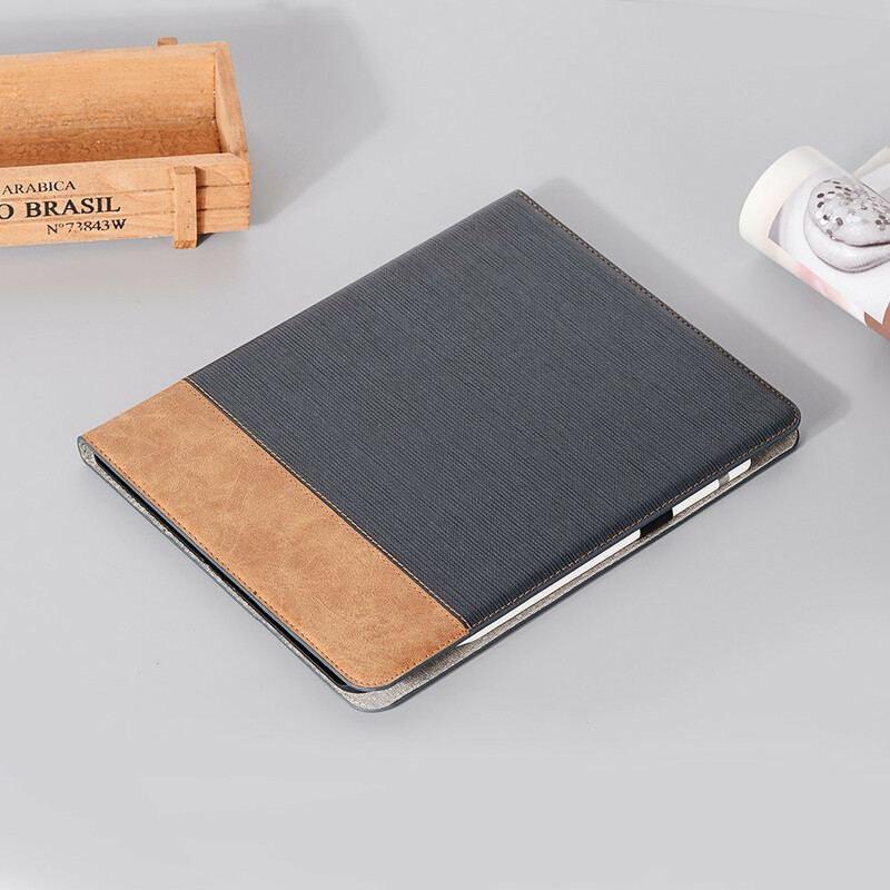 Capa Flip Para iPad Pro 12.9" (2021) Emenda De Couro