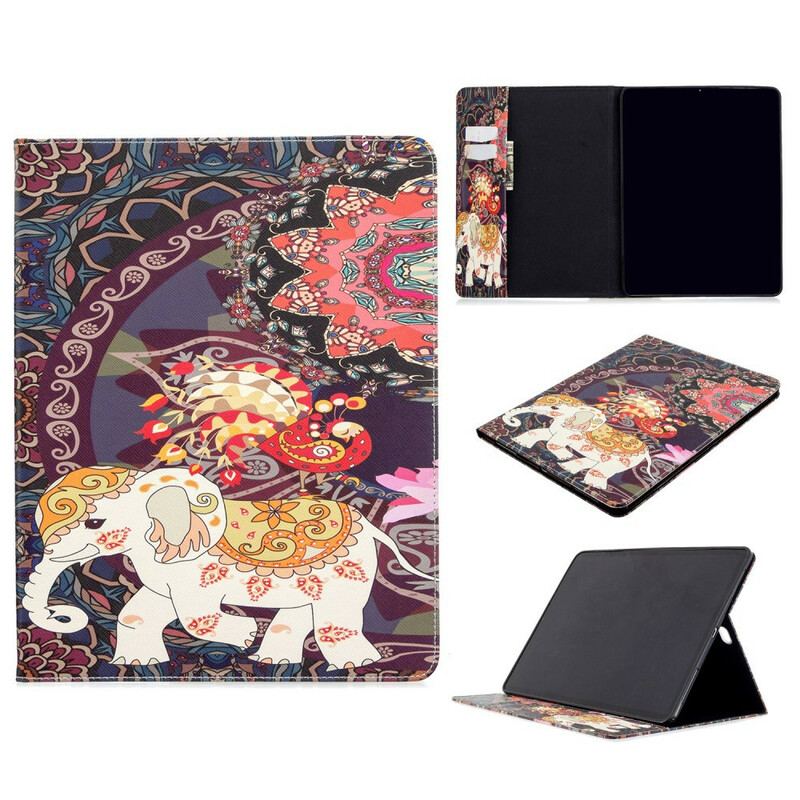 Capa Flip Para iPad Pro 12.9" (2021) Estampa Elefante