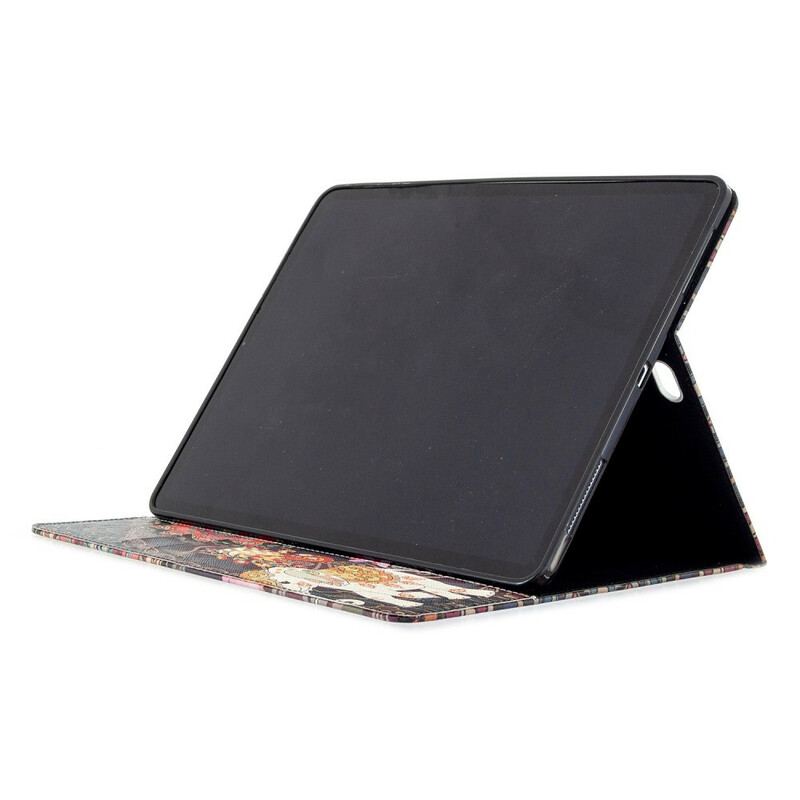 Capa Flip Para iPad Pro 12.9" (2021) Estampa Elefante