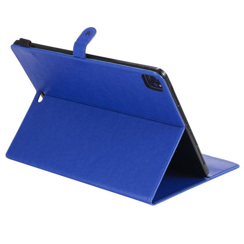 Capa Flip Para iPad Pro 12.9" (2021) Gato E Abelhas