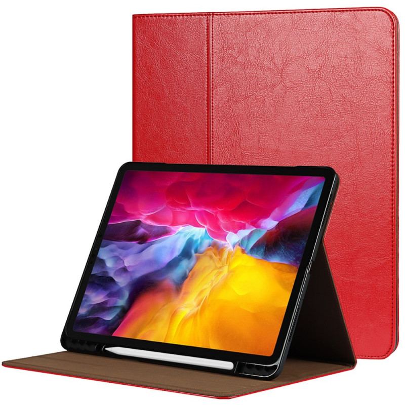 Capa Para iPad Pro 12.9" (2021) Couro Genuíno