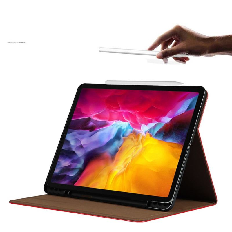 Capa Para iPad Pro 12.9" (2021) Couro Genuíno