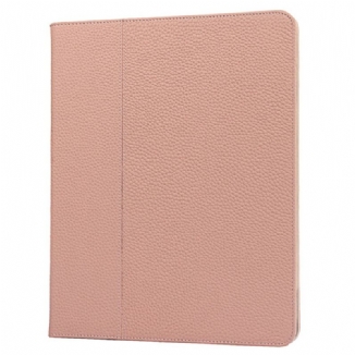 Capa Para iPad Pro 12.9" (2021) Couro Lichia Genuíno