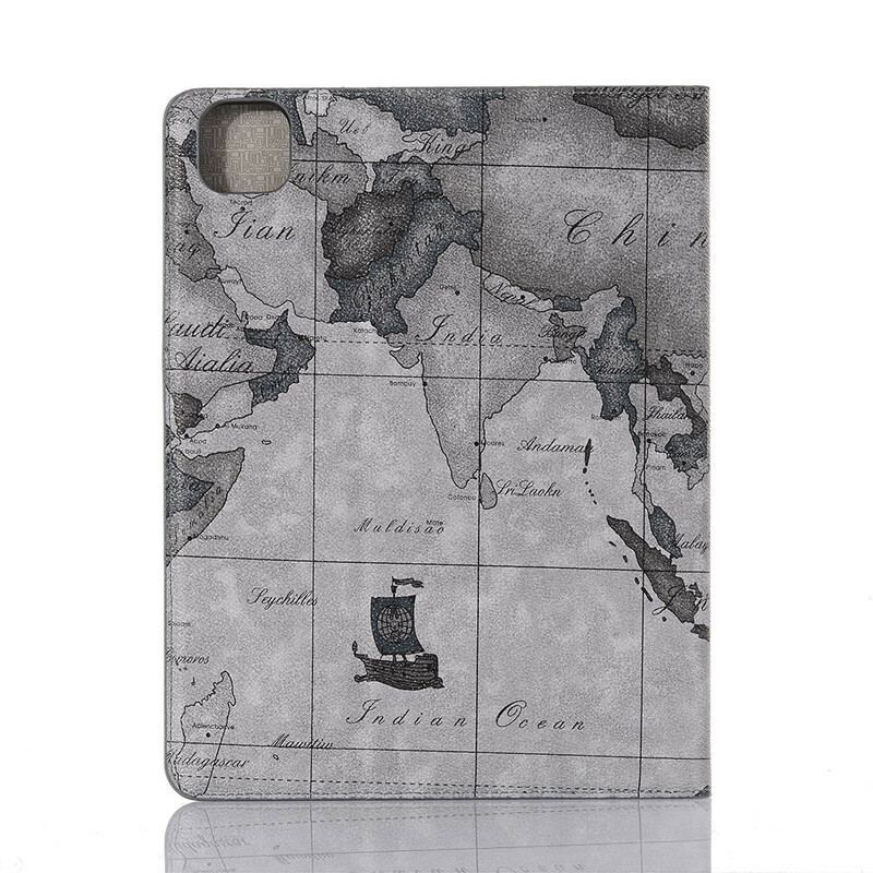 Capa Para iPad Pro 12.9" (2021) Mapa Do Mundo