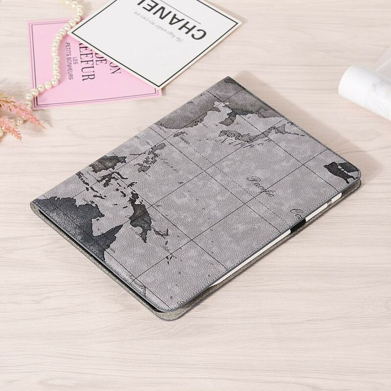 Capa Para iPad Pro 12.9" (2021) Mapa Do Mundo