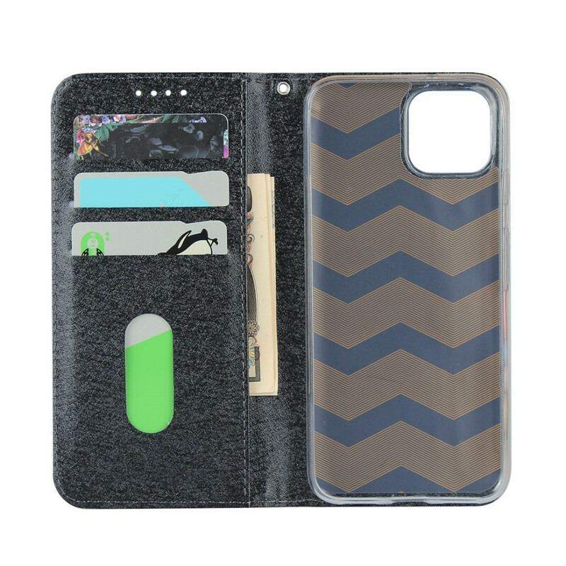 Capa De Celular Para Google Pixel 4 De Cordão Flip Tiras Estilo Retrô De Couro Macio