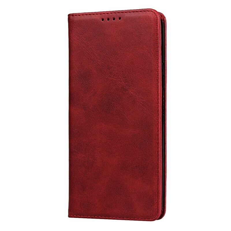 Capa De Celular Para Google Pixel 4 Flip Costura De Couro Sintético Premium